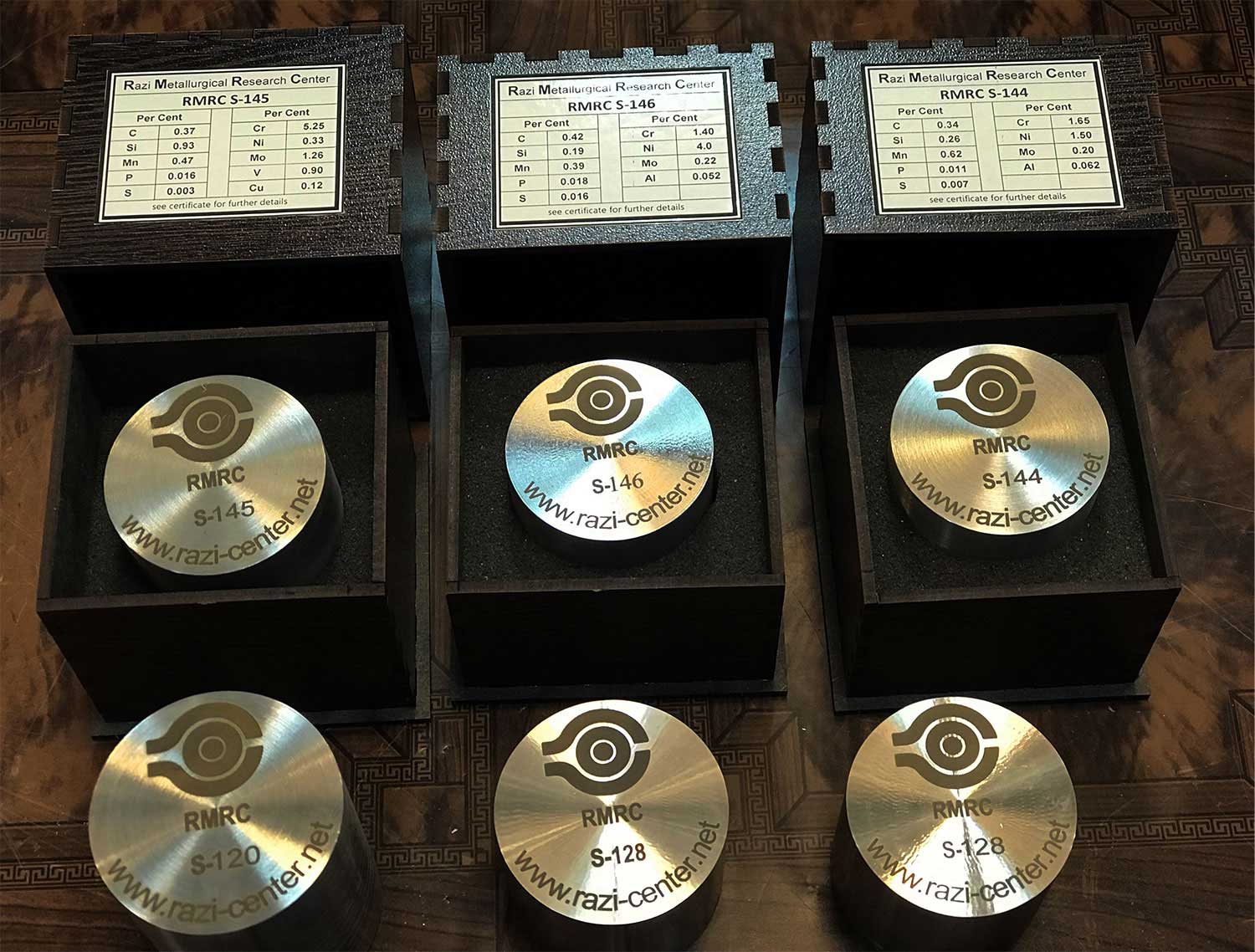 Reference Material 4 - Certified reference material (CRM) samples for laboratory equipment calibration and material testing